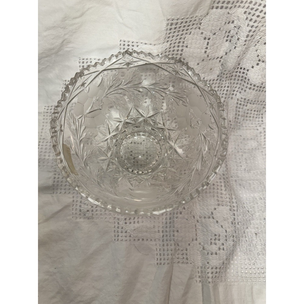 6-inch vintage candy or dessert bowl produced by Crystal Clear Industries. - Picture 5 of 10